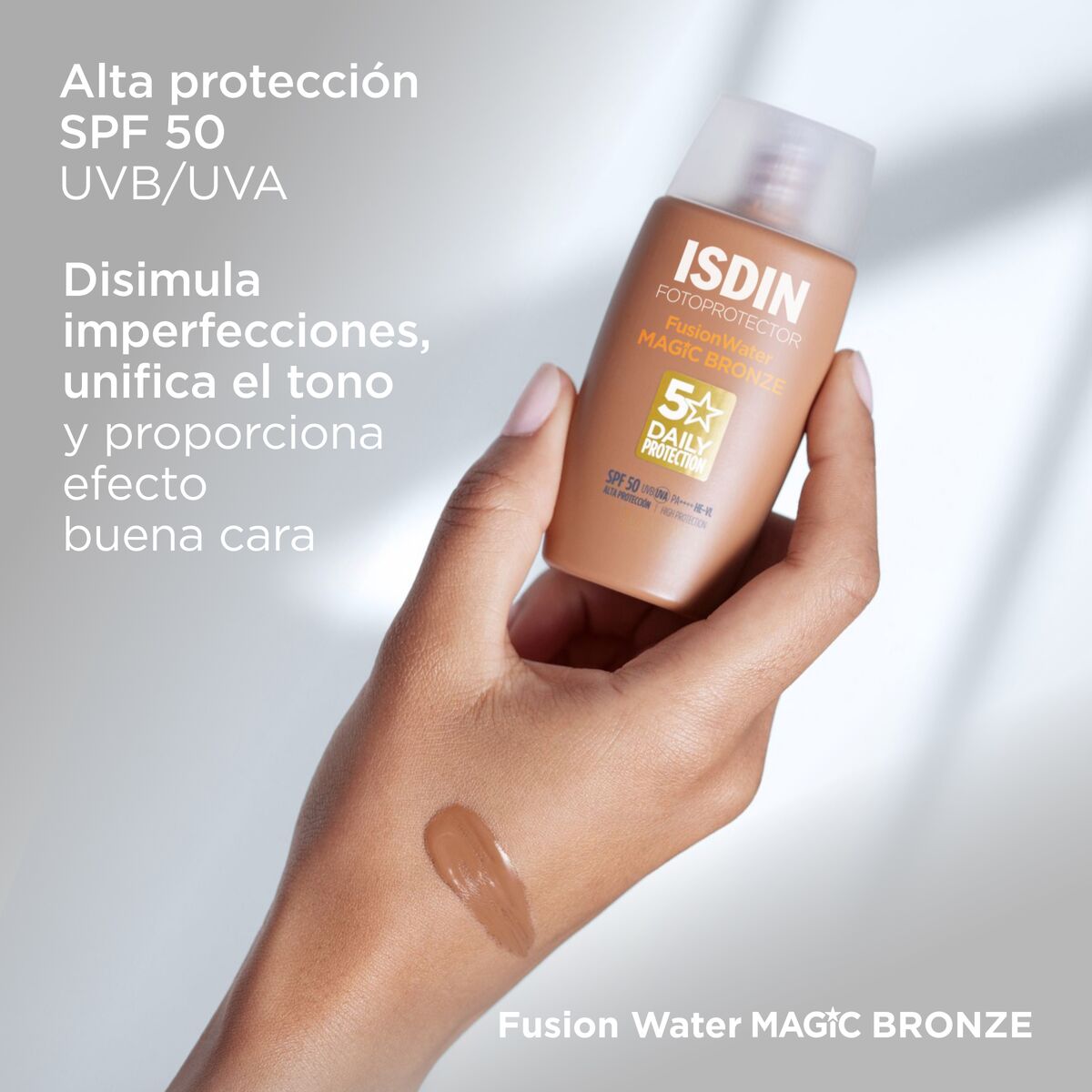 Fotoprotector Fusion Water MAGIC Bronze SPF 50