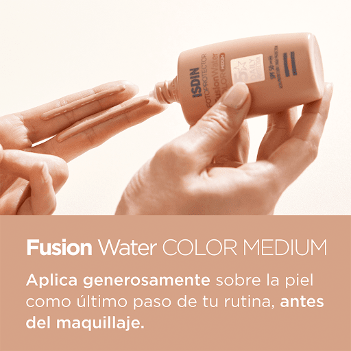 Fotoprotector ISDIN Fusion Water Color Medium SPF50 50ml