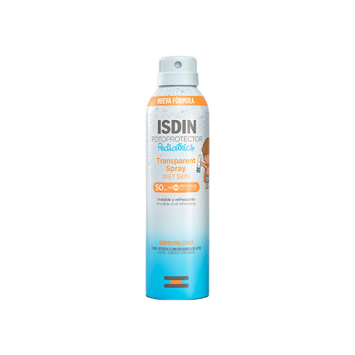 ISDIN Fotoprotector Transparent Spray WET SKIN Pediatrics